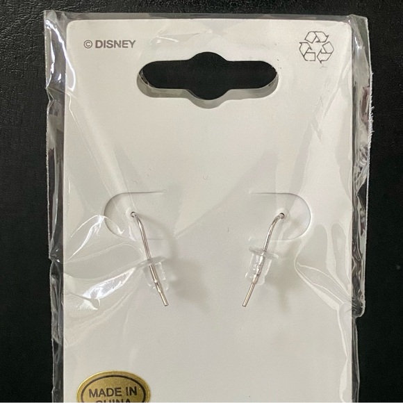 NWT Mickey Mouse Herringbone Chain Earrings by Arribas Brothers - Picture 6 of 8